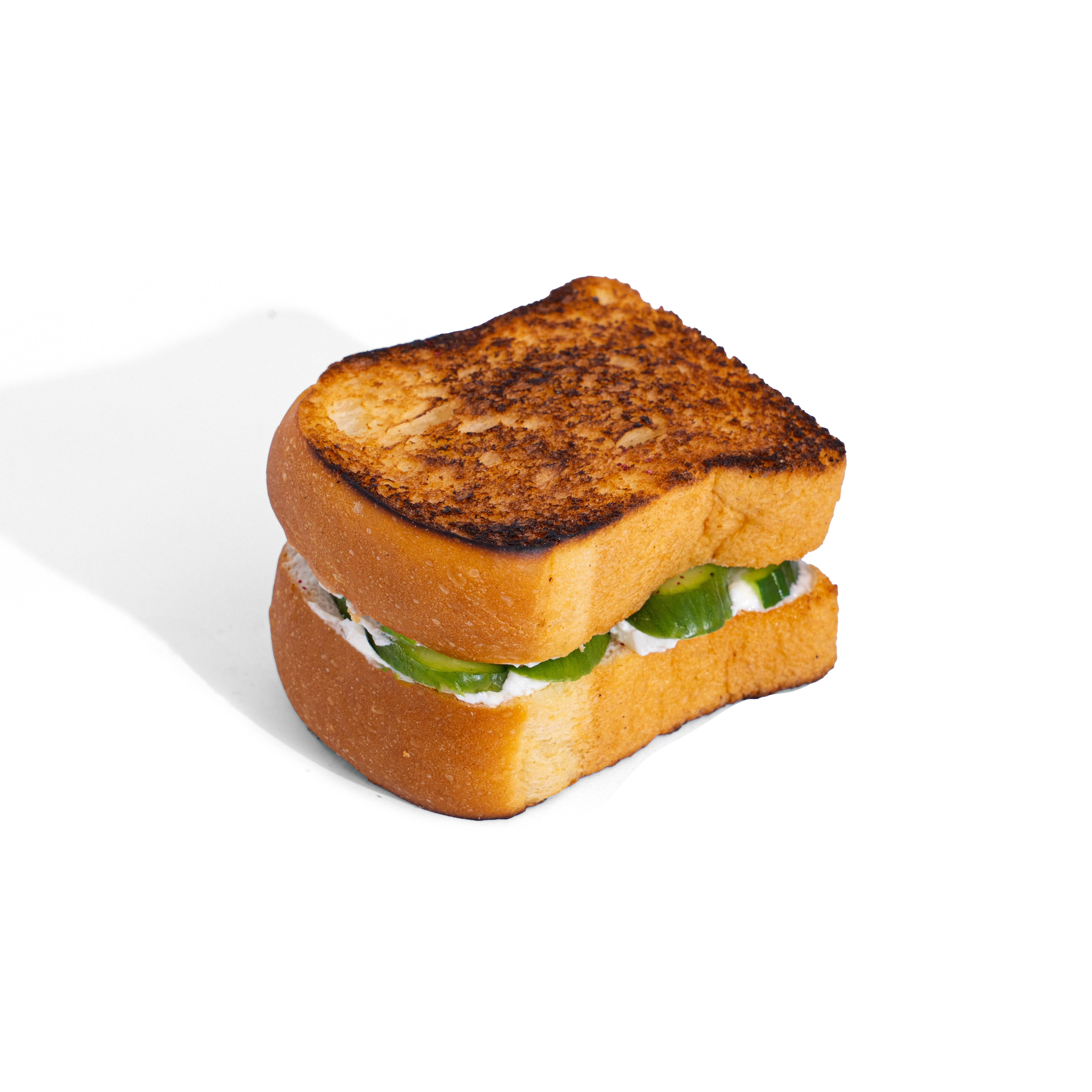 Labneh and Cucumber Sandwich