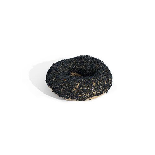 Black Sesame Bagel