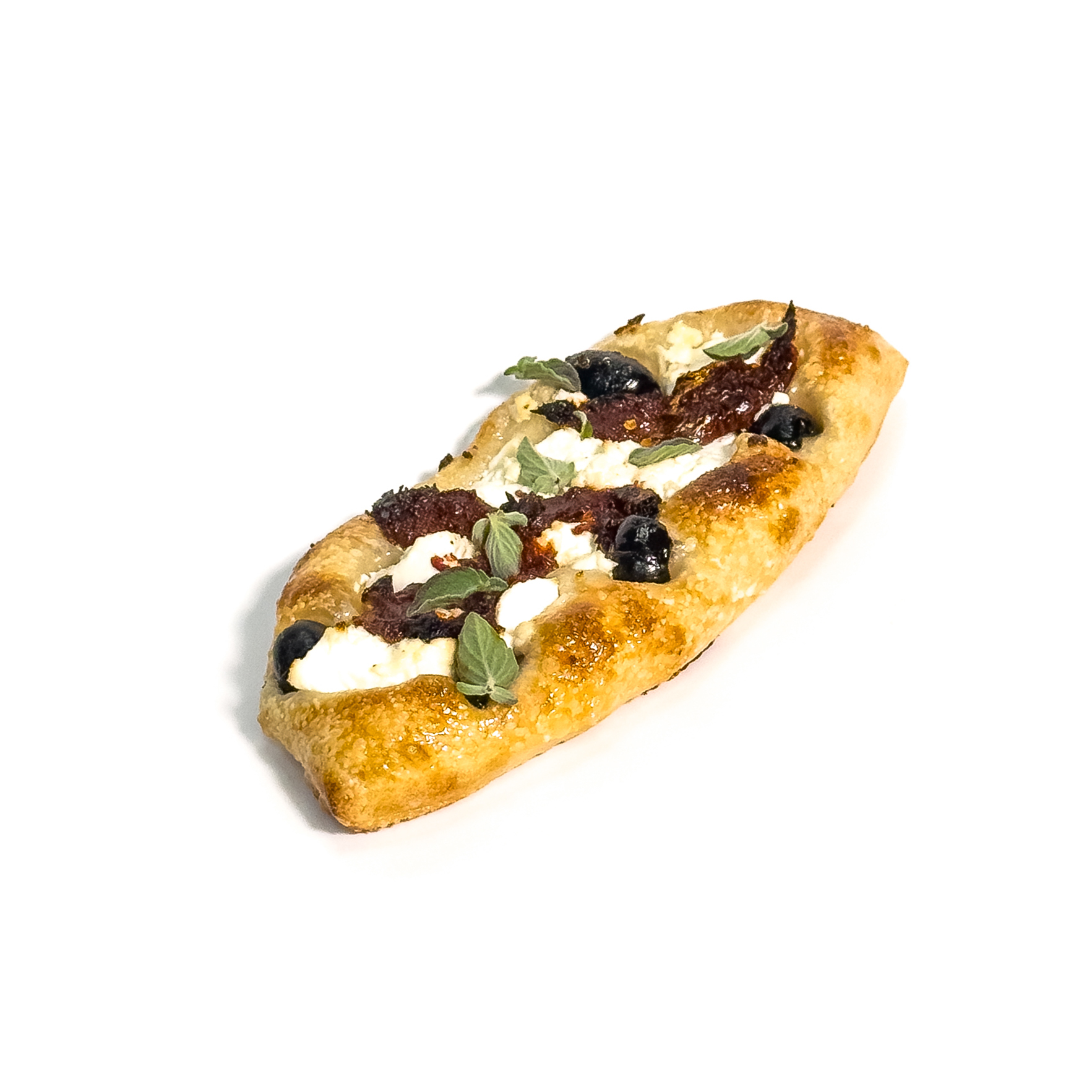 Mini Feta Cheese, Sundried and Fresh Zaatar Focaccia