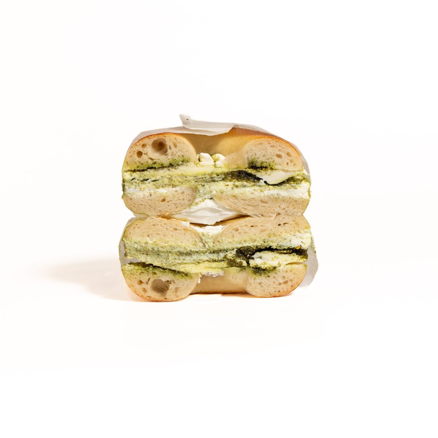 Homemade Labneh and Zaatar Sandwich