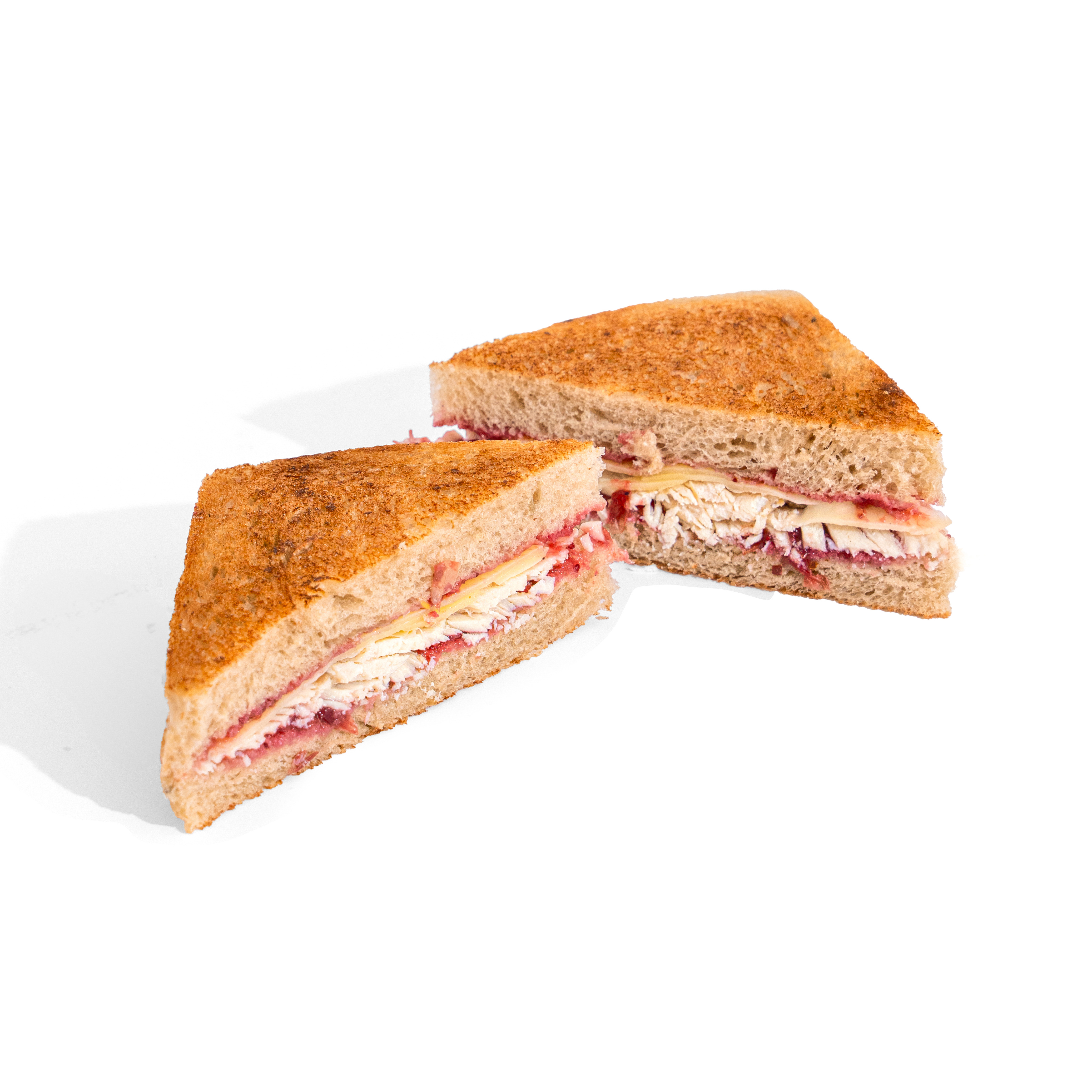 Cranberry Chicken and Cheese Sandwich