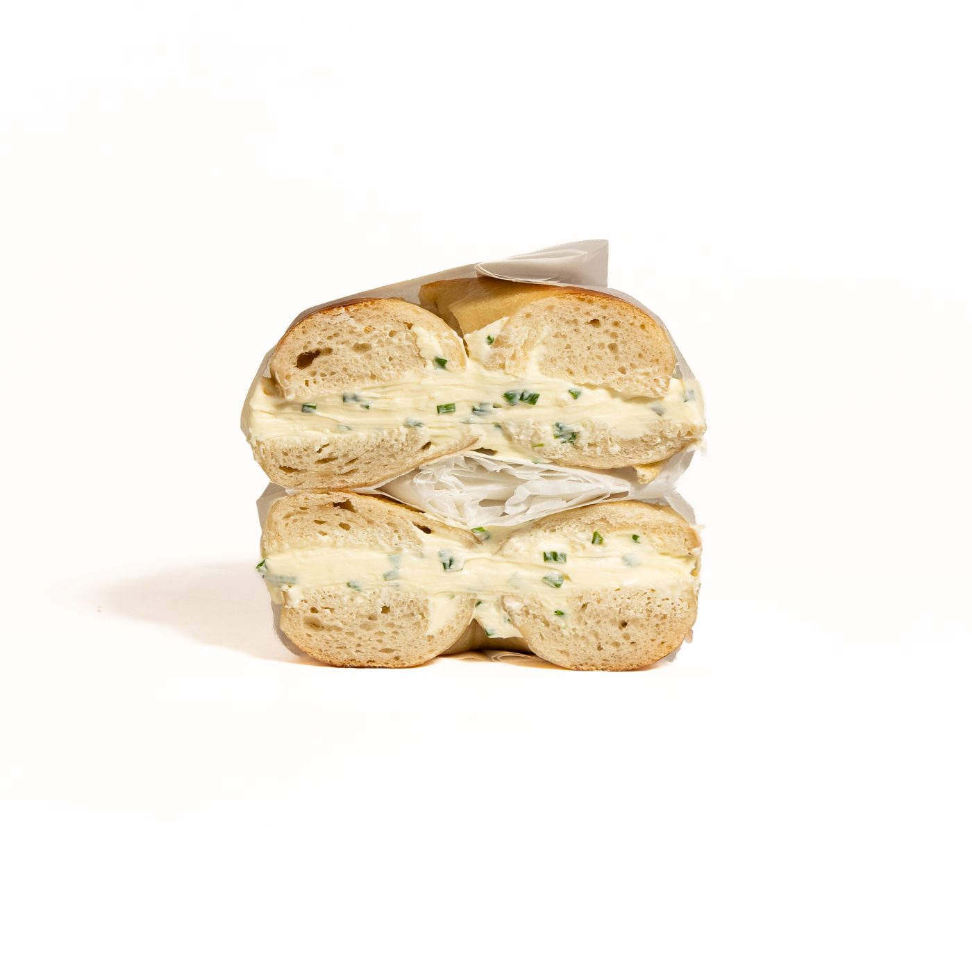 Chive Cream Cheese Bagel